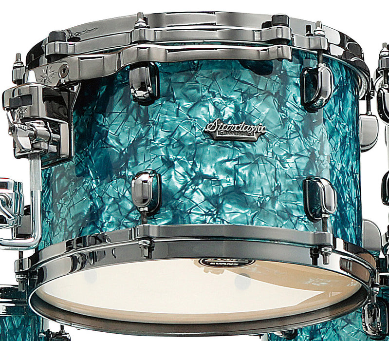 TAMA Starclassic Maple Duracover Wrap Rack Tom 10" x 7" - Turquoise Pearl/Smoked Black Nickel HW