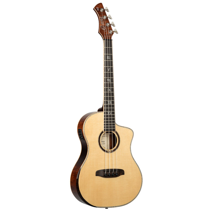 ORTEGA Ken Taylor Signature Series Acoustic Bass 4-String - Natural + Gig Bag