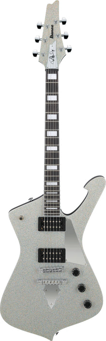 IBANEZ Paul Stanley "KISS" Signature Electric Guitar 6-String - Silver Sparkle + Gig Bag
