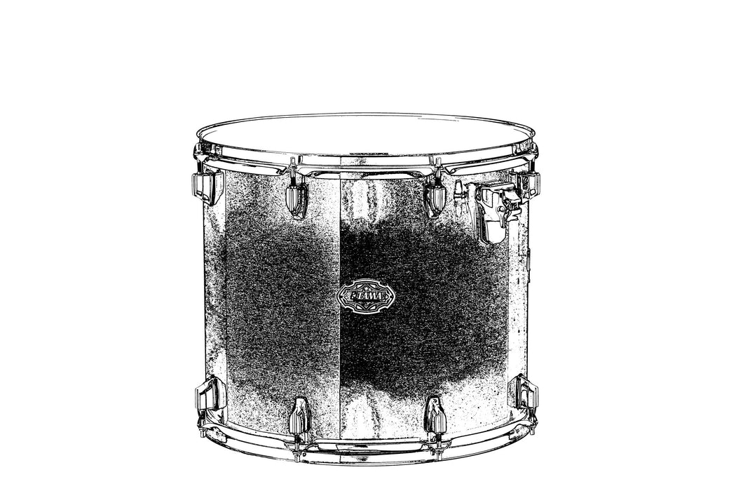 TAMA Concert Tom 16" x 13" - Vintage Antique Maple/Chrome HW