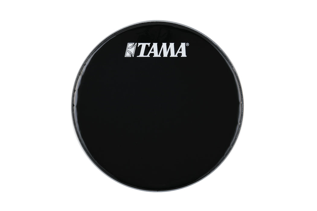 24" TAMA Bassdrum Resonance head black with white Tama Logo