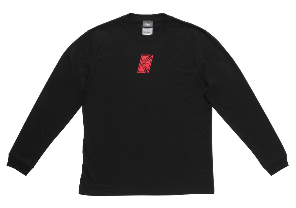 TAMA Long Sleeve Black with Red "T" Logo Size L