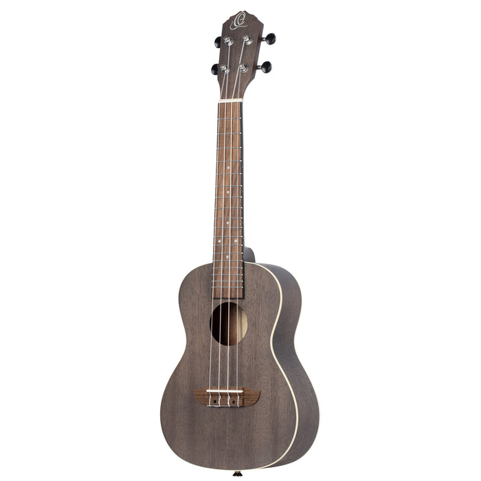 ORTEGA Earth Series Concert Ukulele 4 String Lefty - Okoume Coal Black