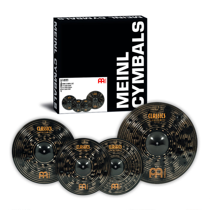 MEINL Cymbals Classics Custom Dark Cymbal Set 4 pcs