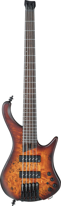 IBANEZ Bass Workshop EHB Electric Bass 5-String - Dragon Eye Burst Flat + Gig Bag PGPGB