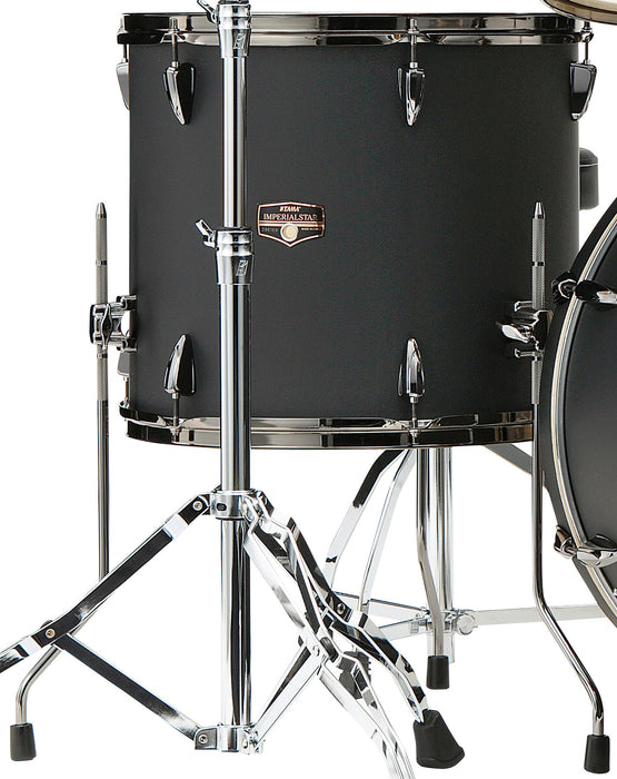 TAMA Imperialstar Floor Tom 18" x 16" - Blacked Out Black/Black Nickel HW