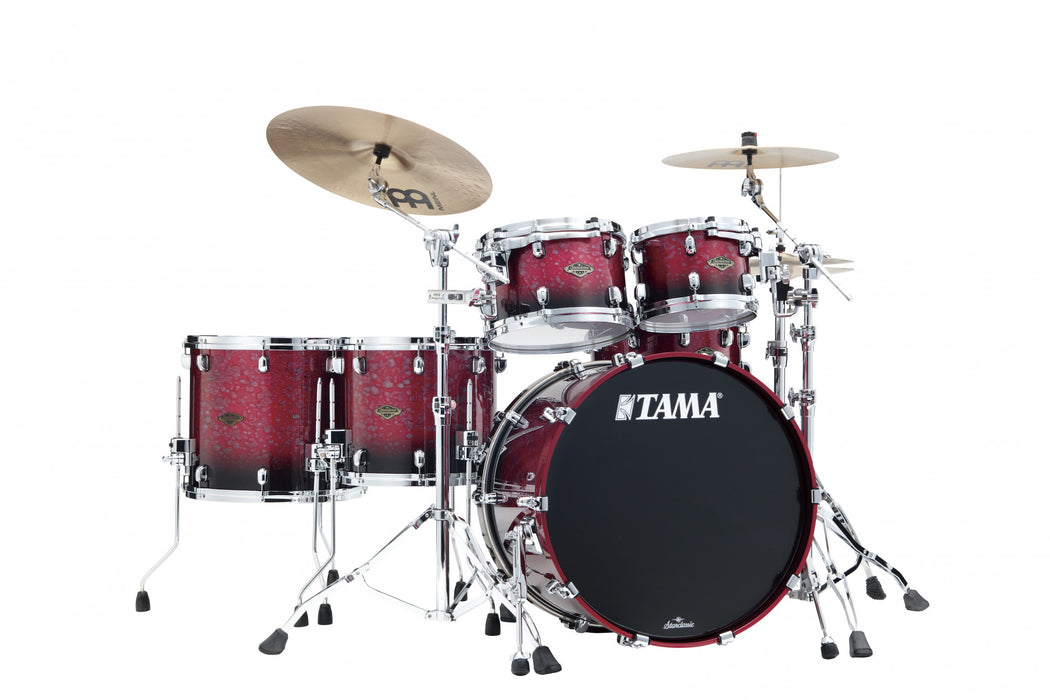 TAMA Starclassic Walnut/Birch Lacquer Shell Kit 5 pcs - Molten Raspberry Fade/Chrome HW
