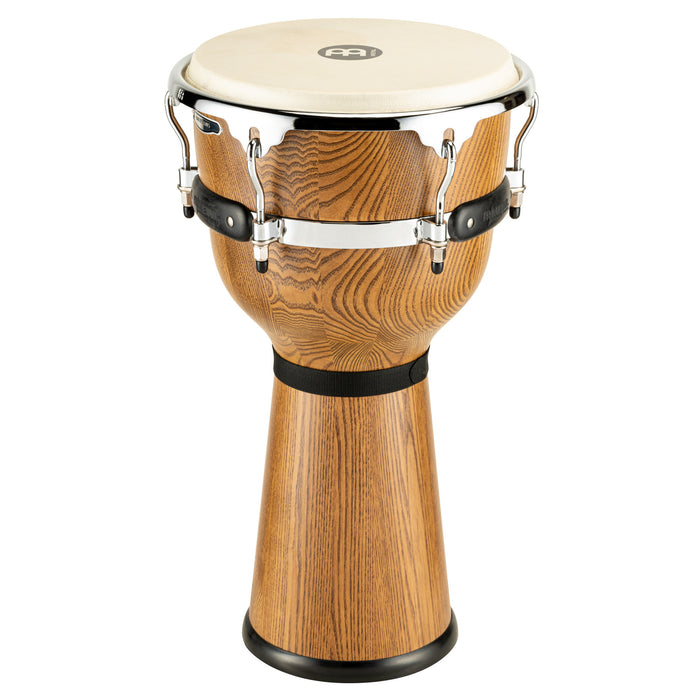 MEINL Percussion Floatune Series Djembe 12" - Zebra Finished Ash Matte