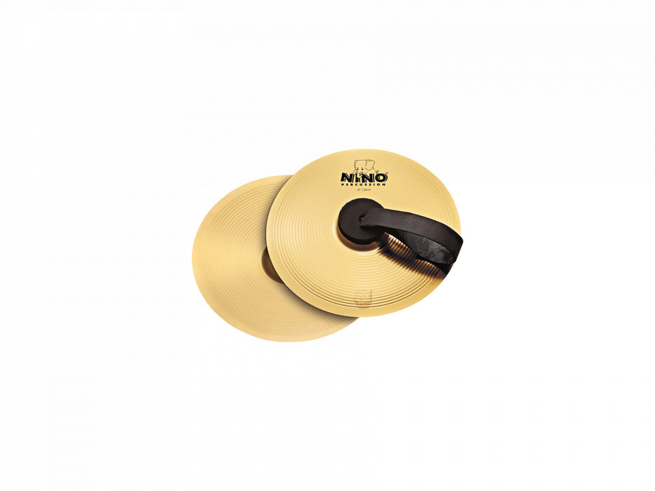NINO Percussion Cymbal Pair MS63 Brass - 8"