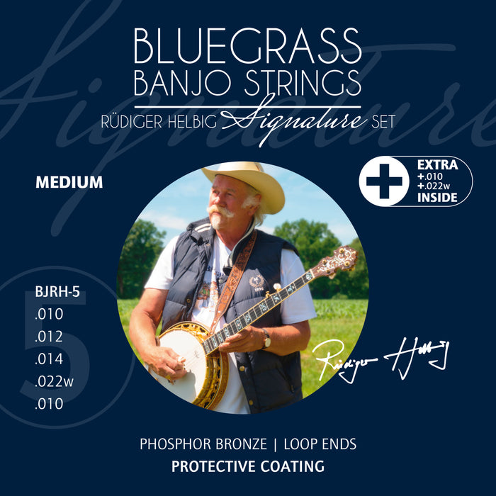 ORTEGA Rüdiger Helbig Signature Bluegrass Banjo Strings - Medium