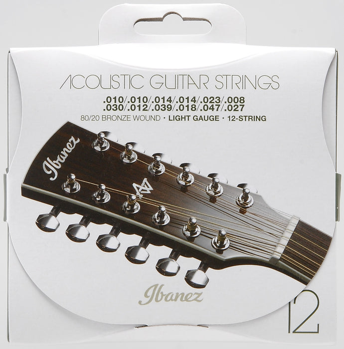 IBANEZ String Set for 12 String Western Guitar - Light Gauge