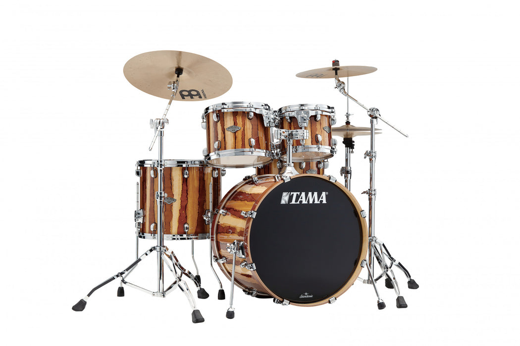 TAMA Starclassic Performer Shell Kit 4 pcs - Caramel Aurora/Chrome HW