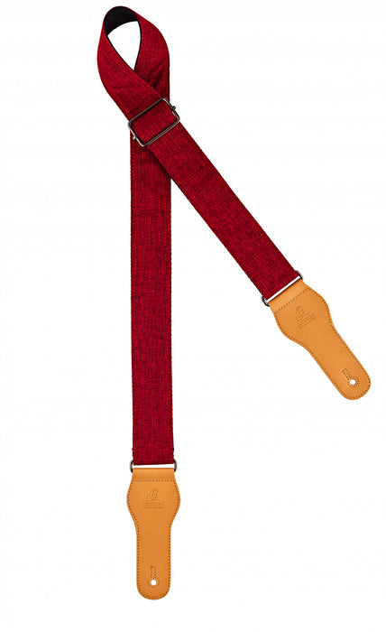 ORTEGA Casual Series Guitar Cotton Strap - Burgundy