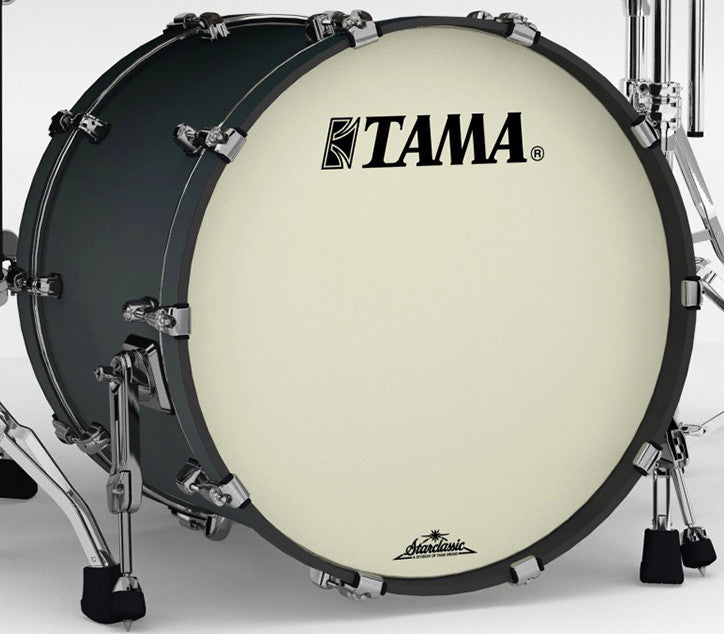 TAMA Starclassic Maple Lacquer Bass Drum 20" x 16" - Flat Black/Black Nickel HW/without Mount