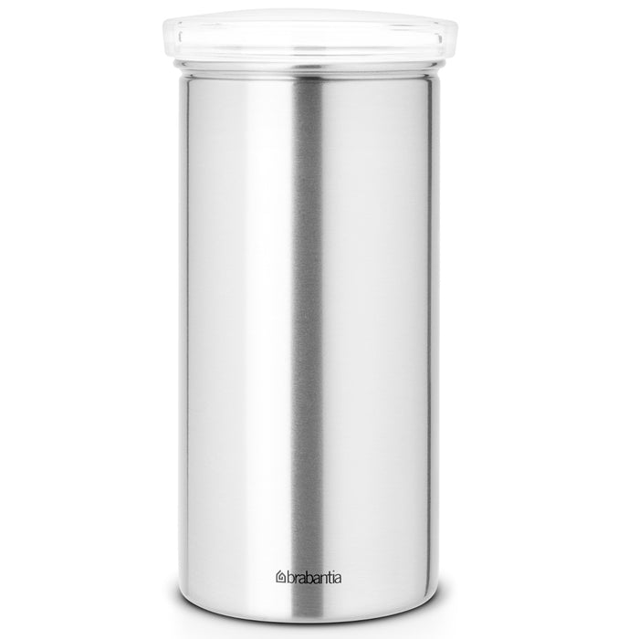 Brabantia Matt Steel Fingerprint Proof Coffee Capsule Container 476242