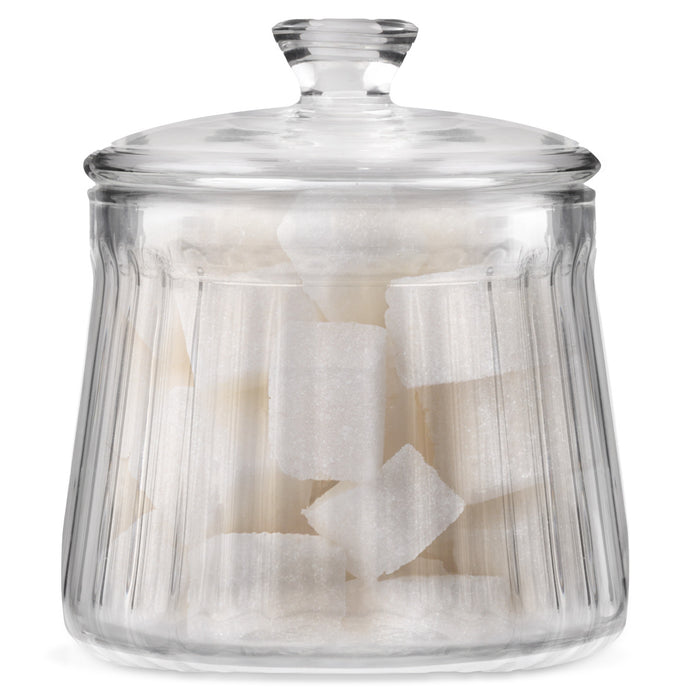 Vialli Design Glass sugar bowl with lid 250ML MIA 1098