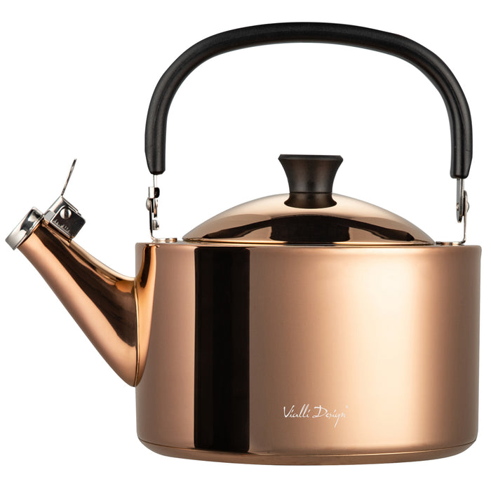 Vialli Design Kettle with a whistle 1.5l rose gold polished DIAMANTE 31258