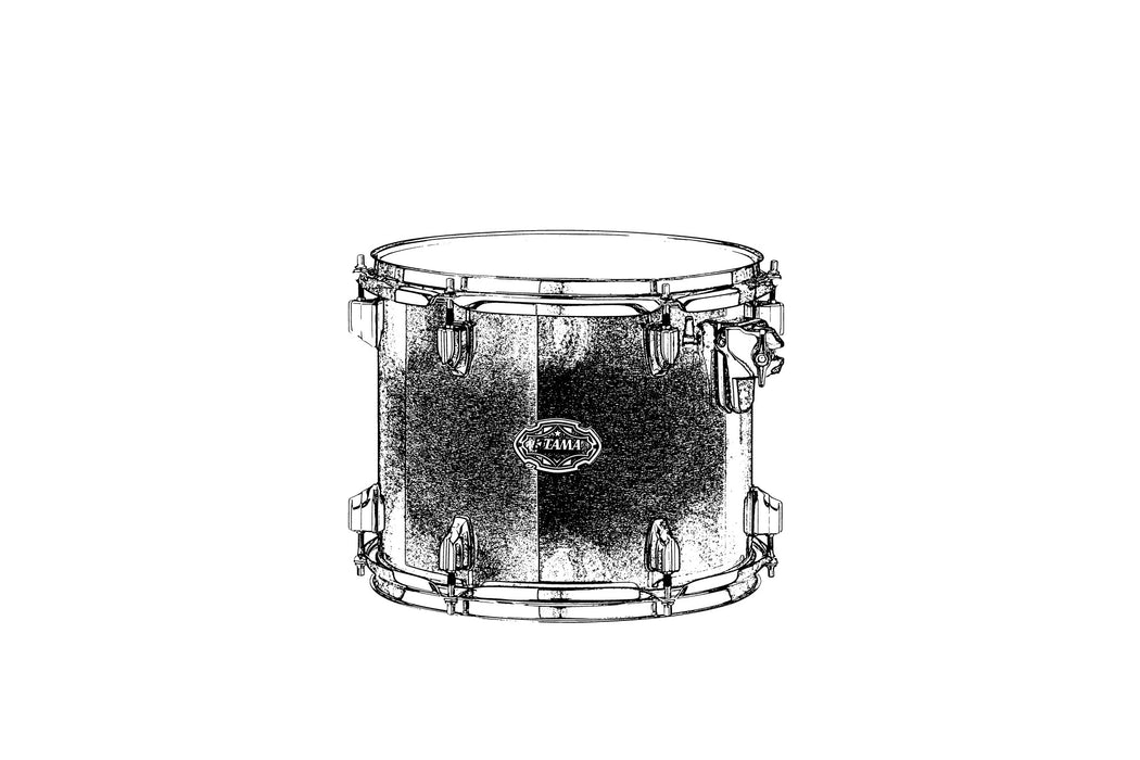 TAMA Concert Tom 12" x 10" - Vintage Antique Maple/Chrome HW
