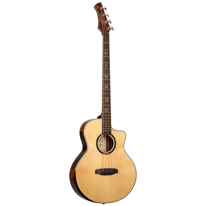 ORTEGA Ken Taylor Signature Series Acoustic Bass 4-String - Natural + Gig Bag