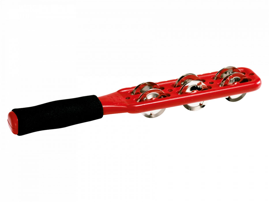 MEINL Percussion Professional Series Jingle Stick - Red/Nickel-plated Steel Jingles