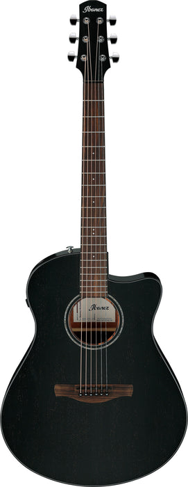 IBANEZ Advanced Acoustic Auditorium Body Acoustic Guitar 6-String - Rustic Black High Gloss