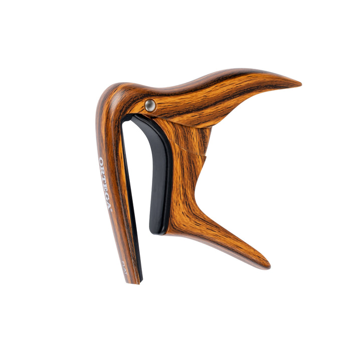 ORTEGA Flat Guitar Capo - Walnut Design