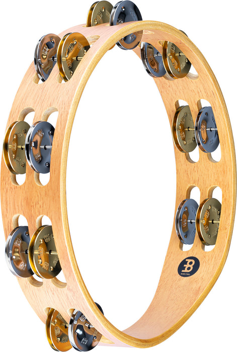 MEINL Percussion Traditional Wood Series Tambourine - 10"