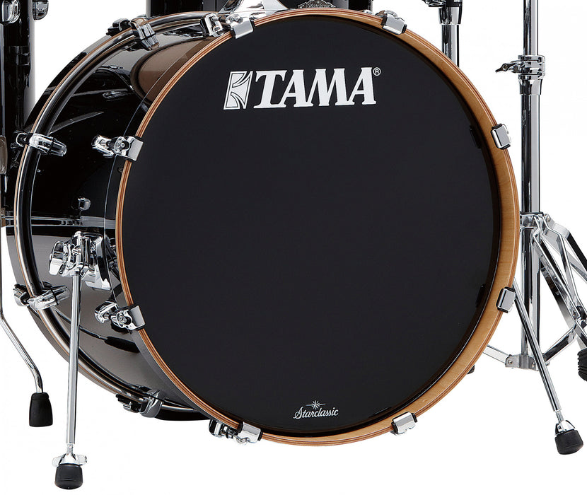 TAMA Starclassic Performer Bass Drum 24" x 16" - Piano Black/Chrome HW/with Mount