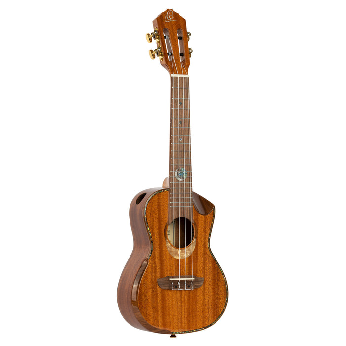 ORTEGA Custom Built Series Concert Ukulele 4 String - Solid Mahogany Natural + Bag