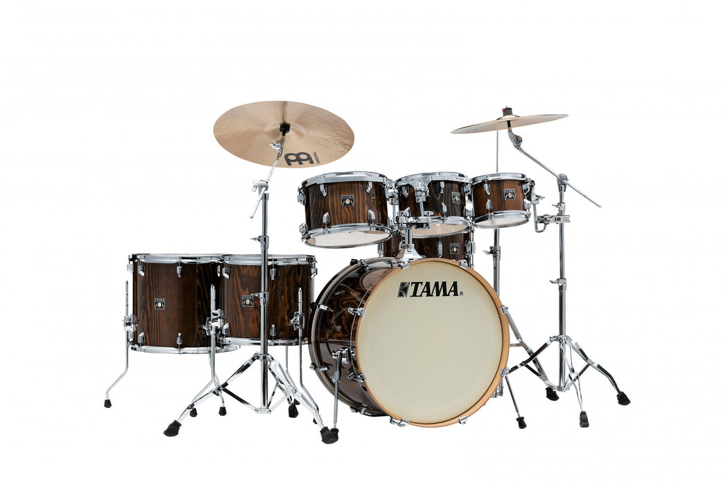 TAMA Superstar Classic Shell Kit 7 pcs - Gloss Java Lacebark Pine/Chrome HW