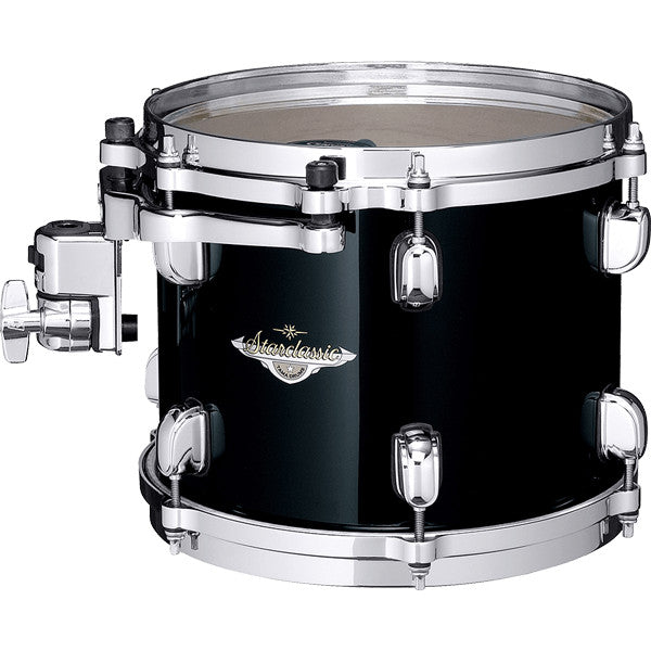 TAMA Starclassic Maple Lacquer Rack Tom 13" x 11" - Piano Black/Chrome HW