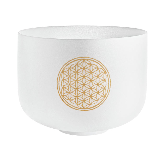 MEINL Sonic Energy Crystal Singing Bowl 10" - Flower of Life/128Hz