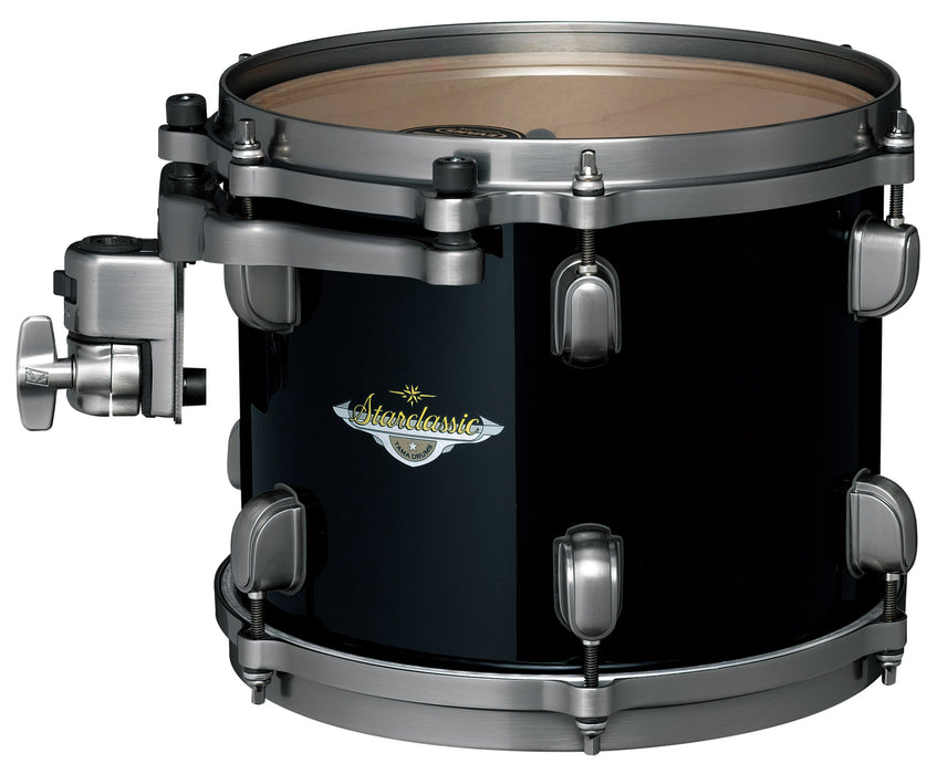 TAMA Starclassic Maple Lacquer Rack Tom 10" x 9" - Piano Black/Black Nickel HW