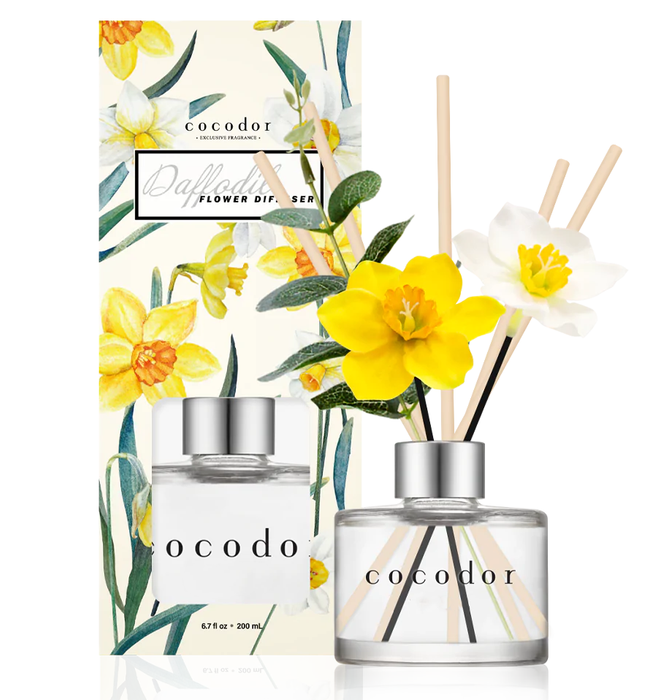 Cocodor Daffodil fragrance diffuser 200ml Vanilla &amp; Sandalwood PDI30937
