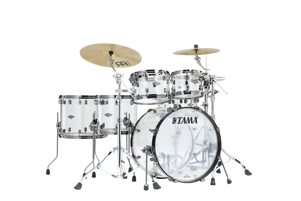 TAMA 50th Limited Starclassic Mirage Shell Kit 5 pcs - Crystal Ice/Black Nickel HW