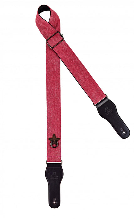 ORTEGA Highland Series Guitar Cotton Strap - Faded Pink