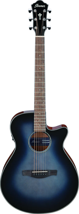 IBANEZ AEG Series Acoustic/Electric-Guitar 6 String - Indigo Blue Burst High Gloss