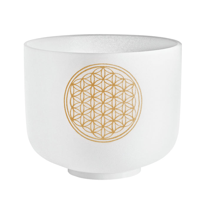 MEINL Sonic Energy Crystal Singing Bowl 8" - Flower of Life/128Hz