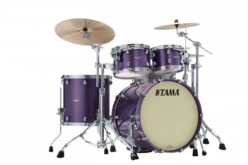TAMA Starclassic Maple Lacquer Shell Kit 4 pcs - Deeper Purple/Chrome HW