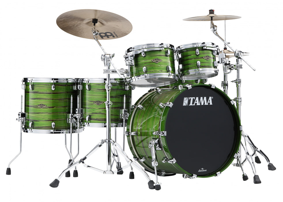 TAMA Starclassic Walnut/Birch Lacquer Shell Kit 5 pcs - Lacquer Shamrock Oyster/Chrome HW