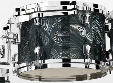 TAMA Starclassic Maple Duracover Wrap Rack Tom 8" x 7" - Charcoal Swirl/Chrome HW
