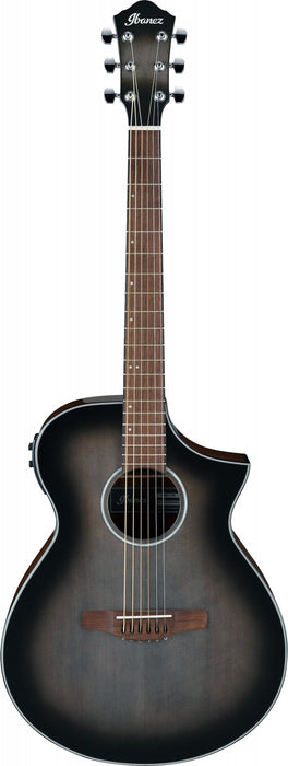 IBANEZ AEW Series Acoustic Guitar 6 String - Transparent Charcoal Burst High Gloss