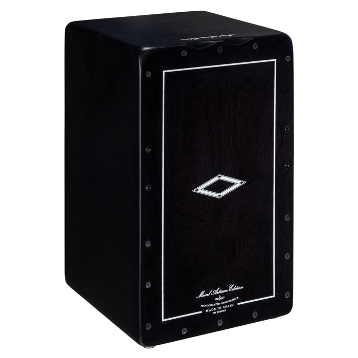 MEINL Percussion Artisan Edition Series String Cajon Tango Line - Satin Black