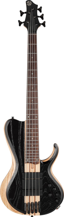 IBANEZ Bass Workshop BTB Electric Bass 5-String - Weathered Black Low Gloss