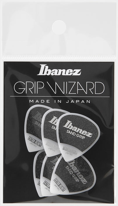 IBANEZ Grip Wizard Series Sand Grip Flat Picks - 6 pcs