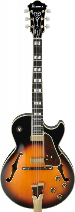 IBANEZ George Benson Signature Hollowbody Guitar 6 String - Brown Sunburst + Case MGB100C
