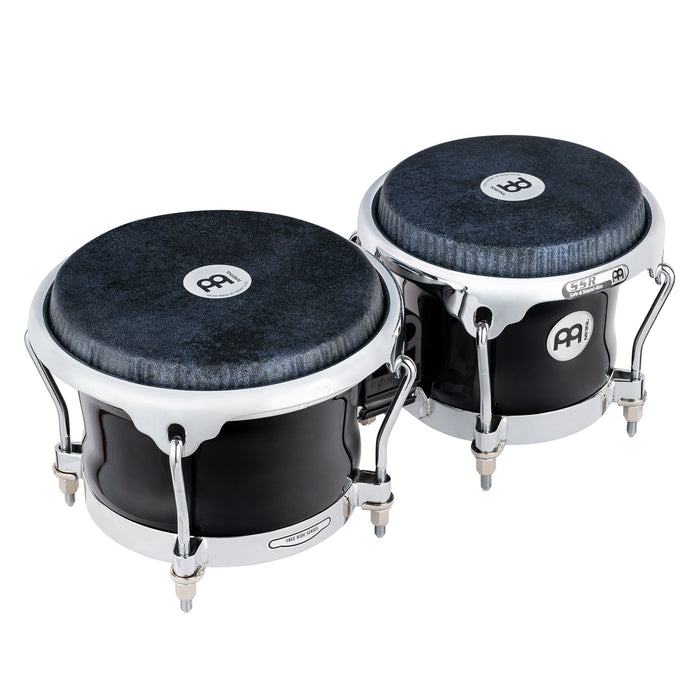 MEINL Percussion Fibercraft Fiberglass Bongo 7" Macho & 8 1/2" Hembra -Black