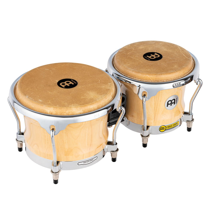 MEINL Percussion Professional Series Wood Bongo 7" Macho & 8 1/2" Hembra - Natural