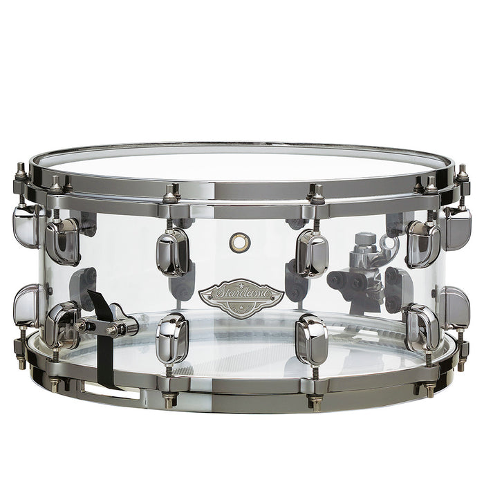 TAMA 50th Limited Starclassic Mirage Snare Drum 14" x 6,5" - Crystal Ice/Black Nickel HW