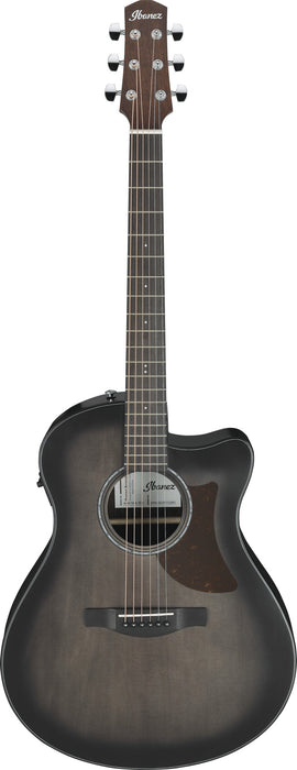 IBANEZ Advanced Acoustic 6-Str Transparent Charcoal Burst Auditorium Body